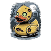 Zombie rubber duck