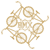 Gold BMX Orbit Pattern