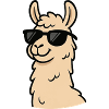 Llama Cool Comic