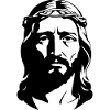 Jésus-Christ - Silhouette Religion Design