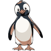 Pingouin - Autocollant animal mignon