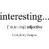 Interesting | interessant Definition Dictionary