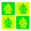 Pop Art Kendo Samurai