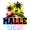 Malle 2025 Palm Trees Multicoloured