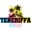 Tenerife 2025 Palm Trees Multicoloured