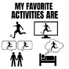 FOOTBALL - MY FAVORITE ACTIVITIES ARE