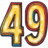 49 Zahl Comic