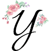 Lettre y fleurs