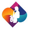 Wind instrument saxophonist