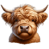 Highland Cattle Head2