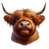 Highland Beef Head 1