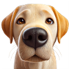Dog Head 5 beige