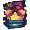 Sunglasses Summer Palm Trees