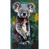 Koala Art Comic Kunst Wildlife