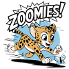 Zoomies – Cheetah Chasing a Butterfly