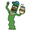 Wobbly-wobbly beer can comrade