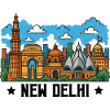 New Delhi Skyline