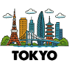 Tokyo City Skyline