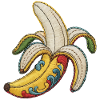 Banana embroidery