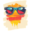 Sunglasses Summer Palm Trees