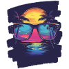 Sunglasses Summer Palm Trees