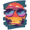 Sunglasses Summer Palm Trees