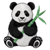 Embroidered Panda