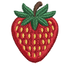 Fraise brodée