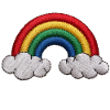 Rainbow Embroidered