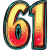 61 Zahl Comic