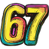 67 Number Comic