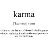 Karma Definition Dictionary