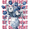 Be Different – Blue Tulips & Positivity