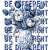 Be Different – Blue Tulips & Positivity