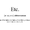 Etc. (Et Cetera) Definition Dictionary