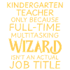 Kindergarten teacher Wizard