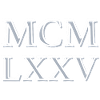 Roman numerals 1975 - MCMLXXV