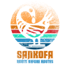 Symbole Sankofa Adinkra Ghana Noir