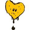 Cute Yellow Heart