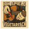 Gitarre ich spiele vegetarisch