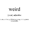 Weird | Seltsam Definition Dictionary