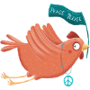 Peace chicken Gertrud