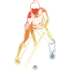 Field hockey player