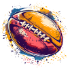 Rugby Ball Street Art