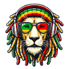 Reggae Lion Rasta Jamaica