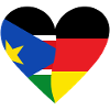 South Sudan Germany Heart
