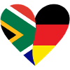 South Africa Germany Heart