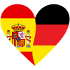 Spain Germany Heart