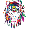 Bear with Dream Catcher