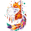 Fox with Dream Catcher